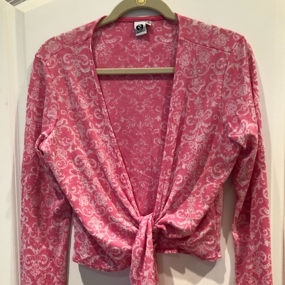 Spirit Accessories - Spirit Pink and White Shrug Size Large
